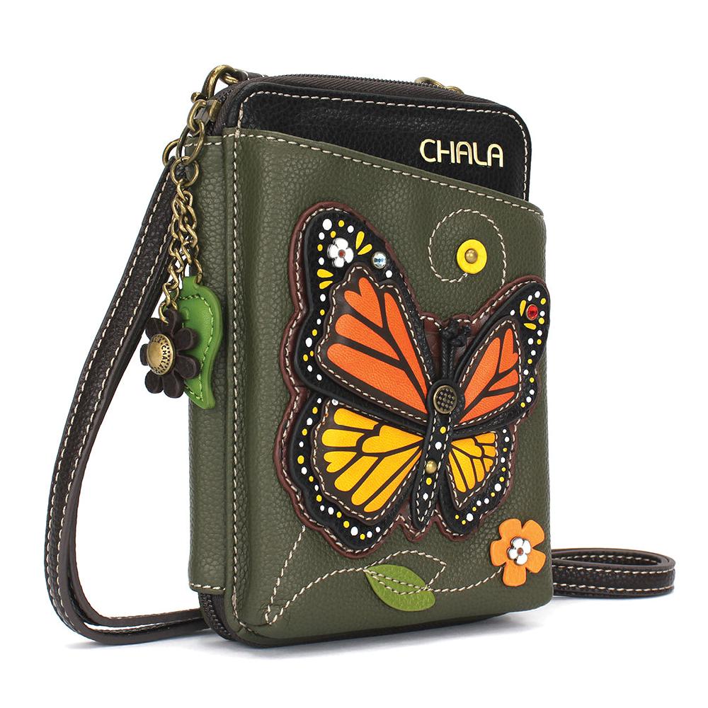 Chala Wallet Xbody - Monarch Butterfly
