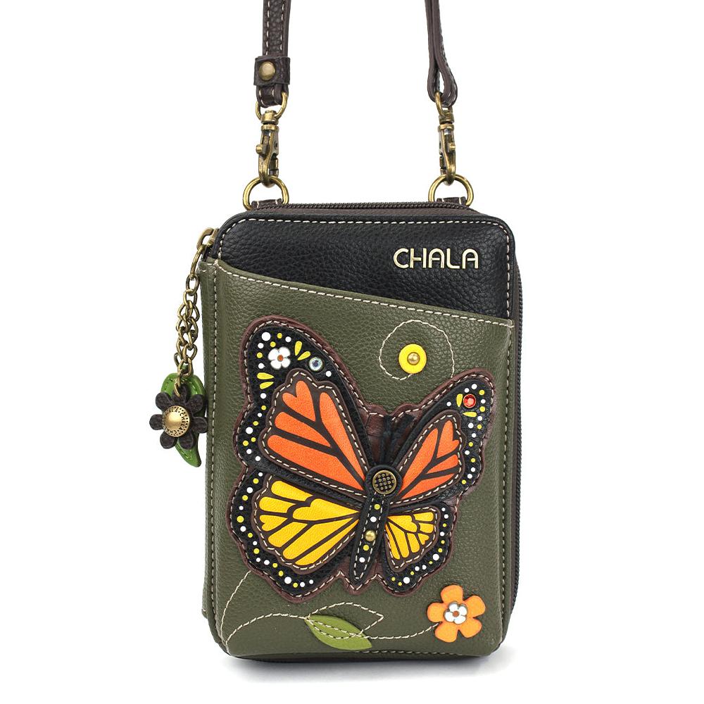 Chala Wallet Xbody - Monarch Butterfly