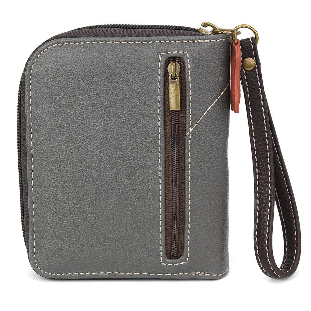 Chala Zip Around Wallet - B&W Pawprint