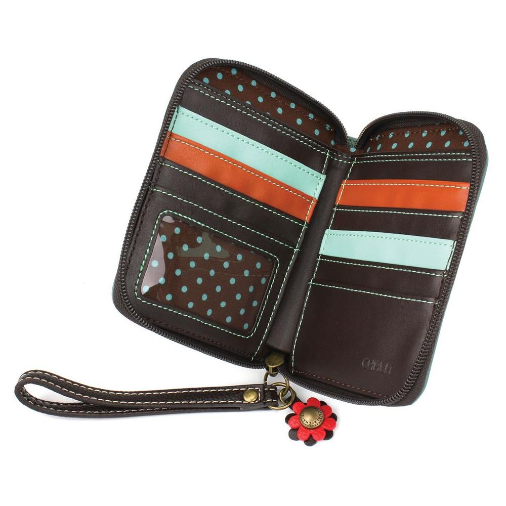 Chala Zip Around Wallet - Bicycle