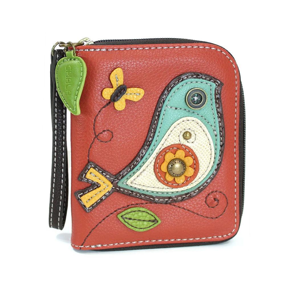 chala Zip Around Wallet - Bird II