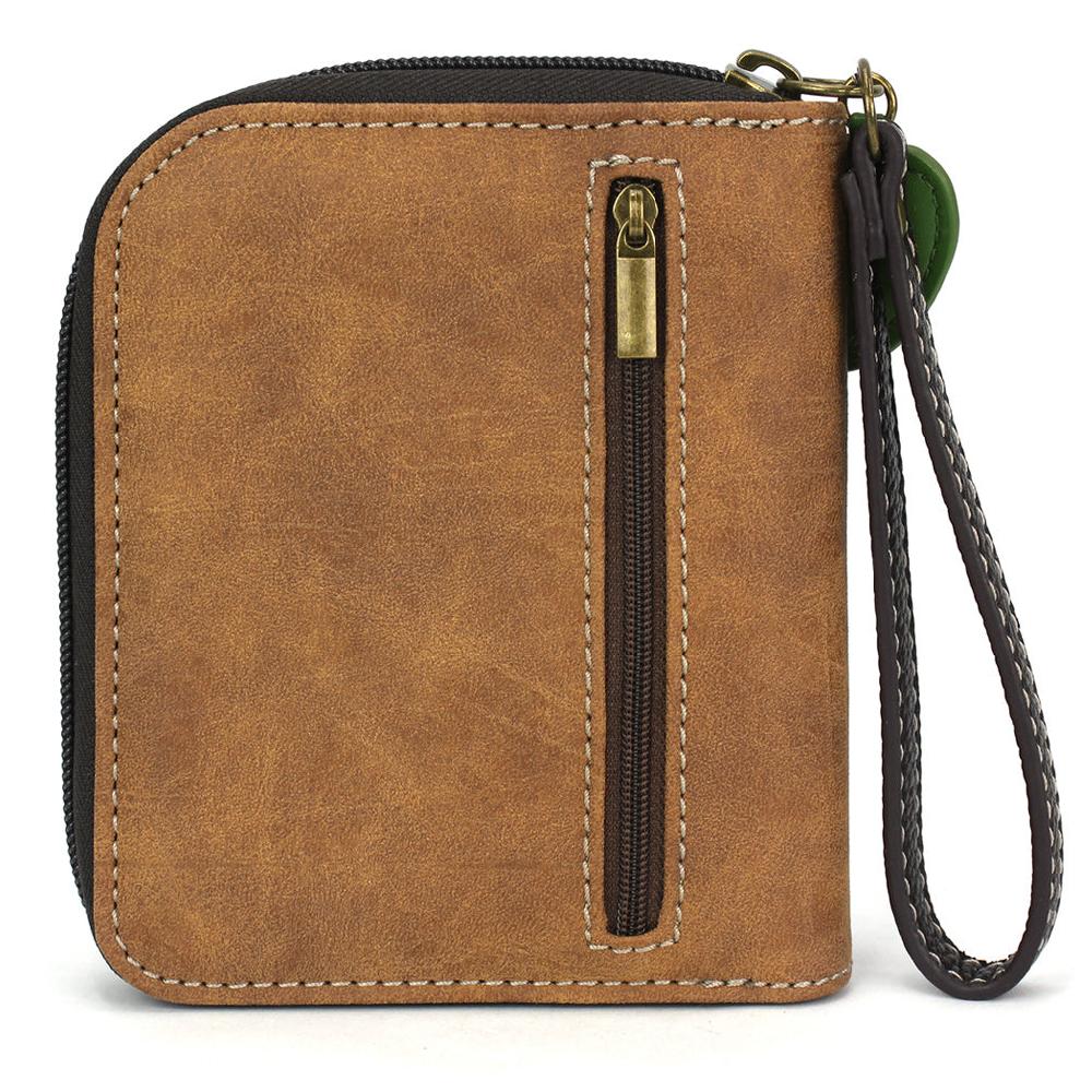 Chala Zip-Around Wallet - Black Bear