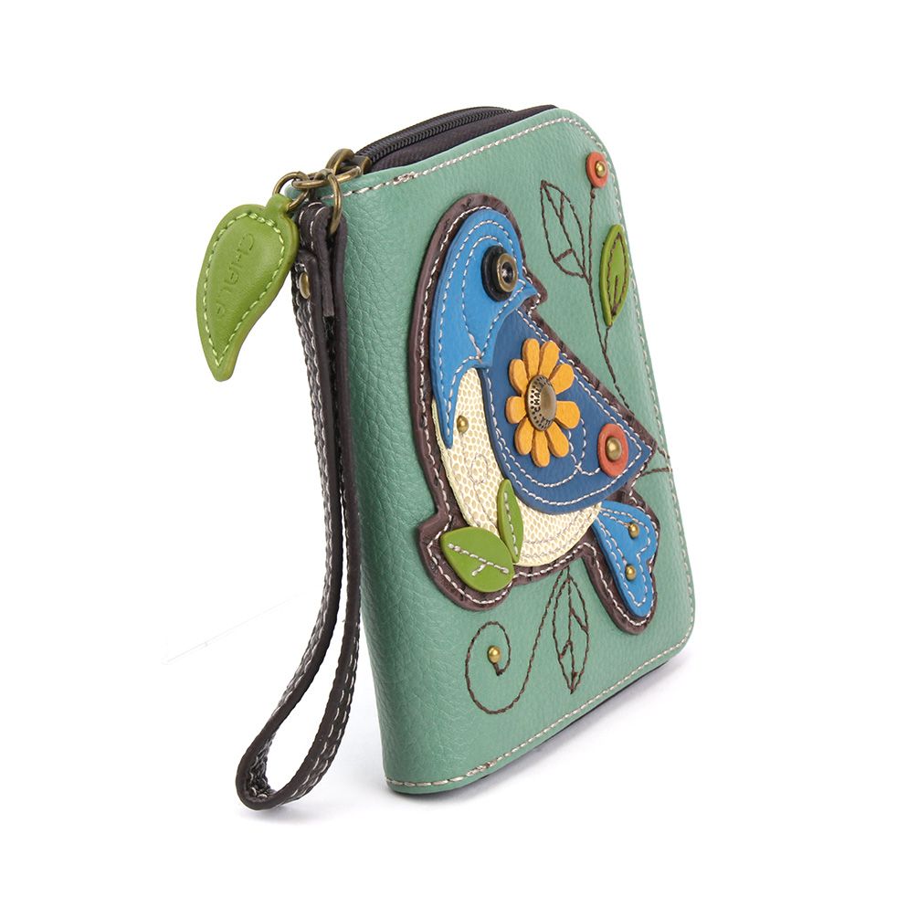 Chala Zip Around Wallet - Blue Bird
