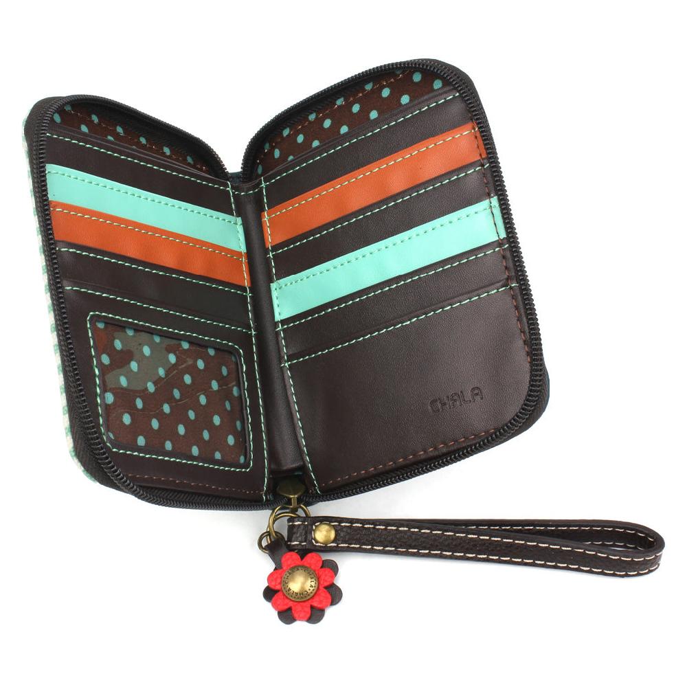 Chala Zip Around Wallet - Bus