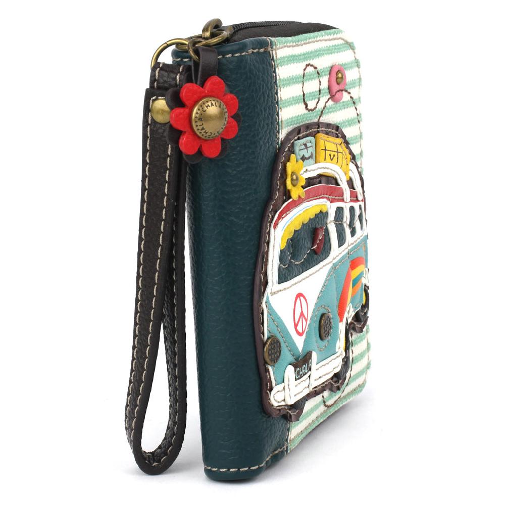 Chala Zip Around Wallet - Bus
