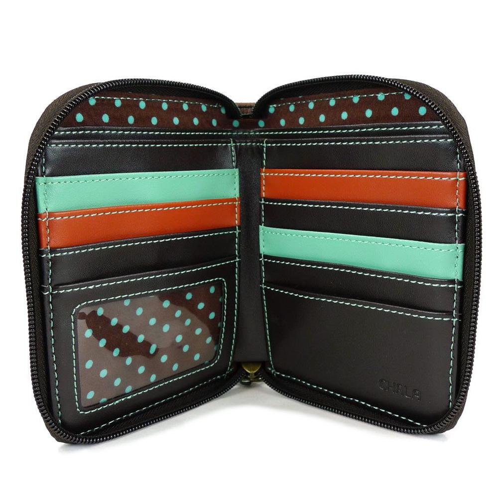 Chala Zip Around Wallet - Cardinal