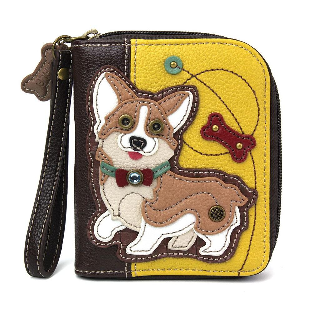 chala Zip Around Wallet - Corgi
