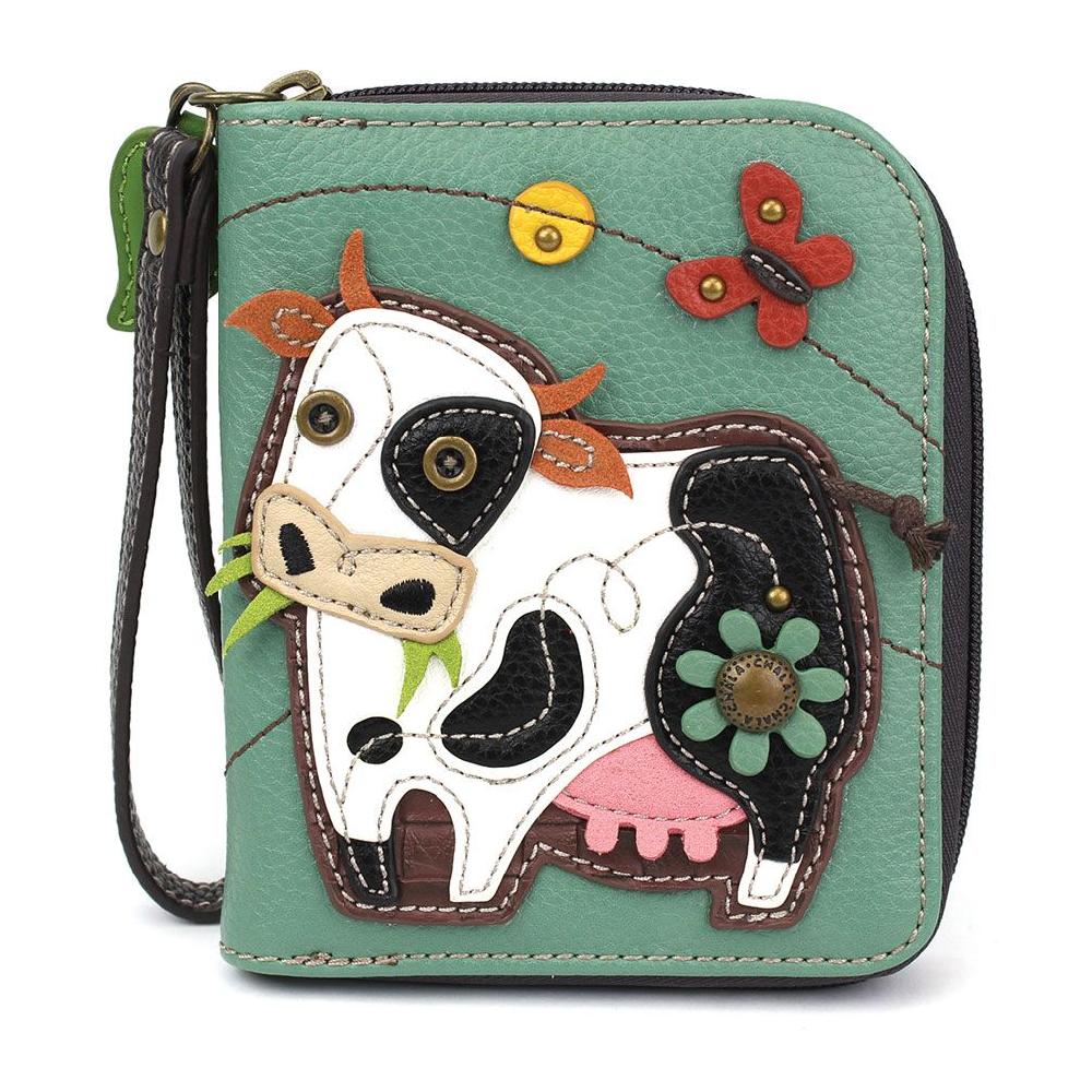 chala Zip Around Wallet - Cow