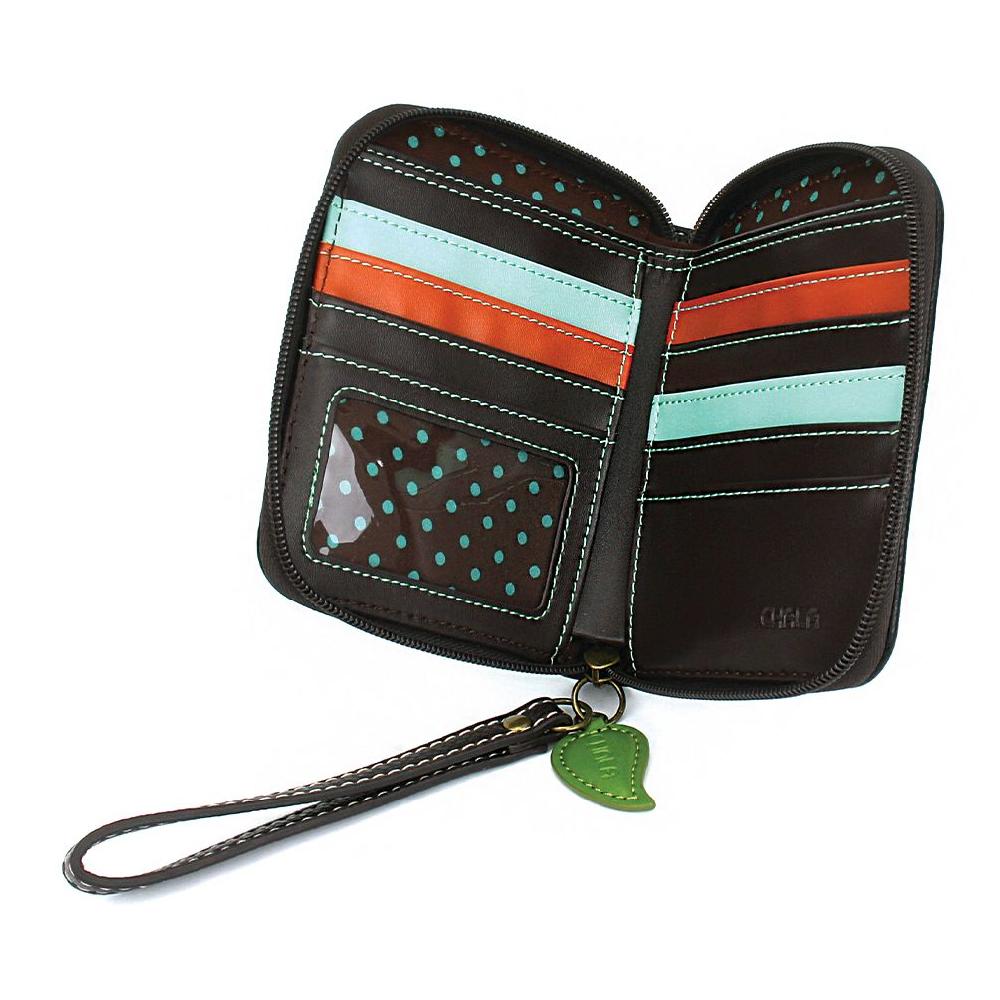 Chala Zip Around Wallet - Dragonfly (Black)