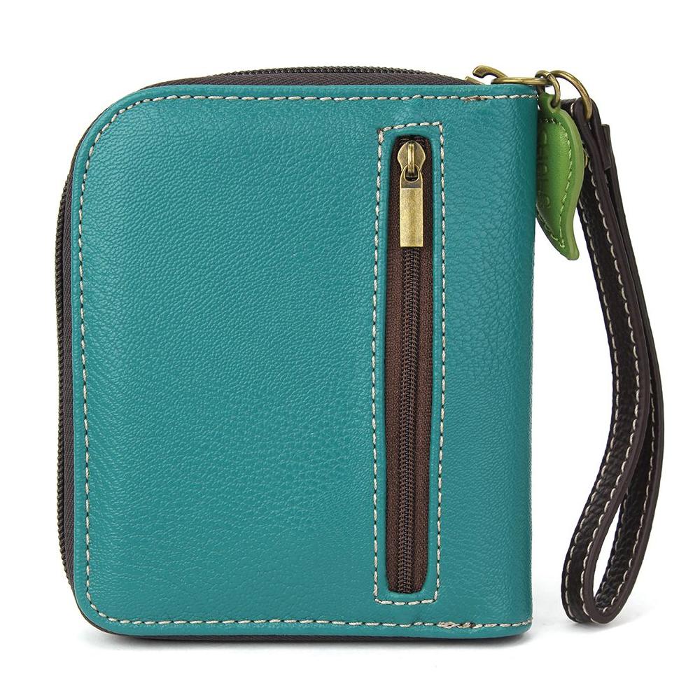 Chala Zip Around Wallet - Dragonfly (Turquoise)