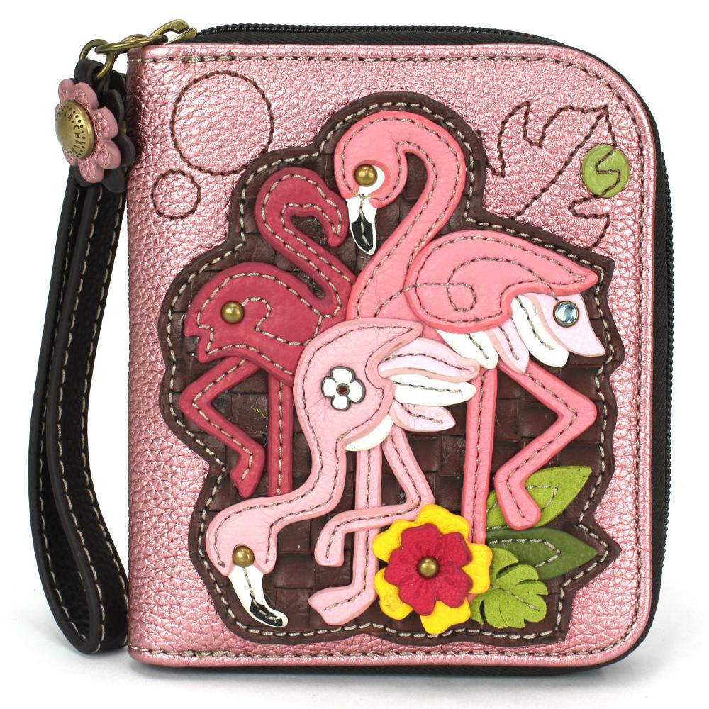chala Zip Around Wallet - Flamingo Group
