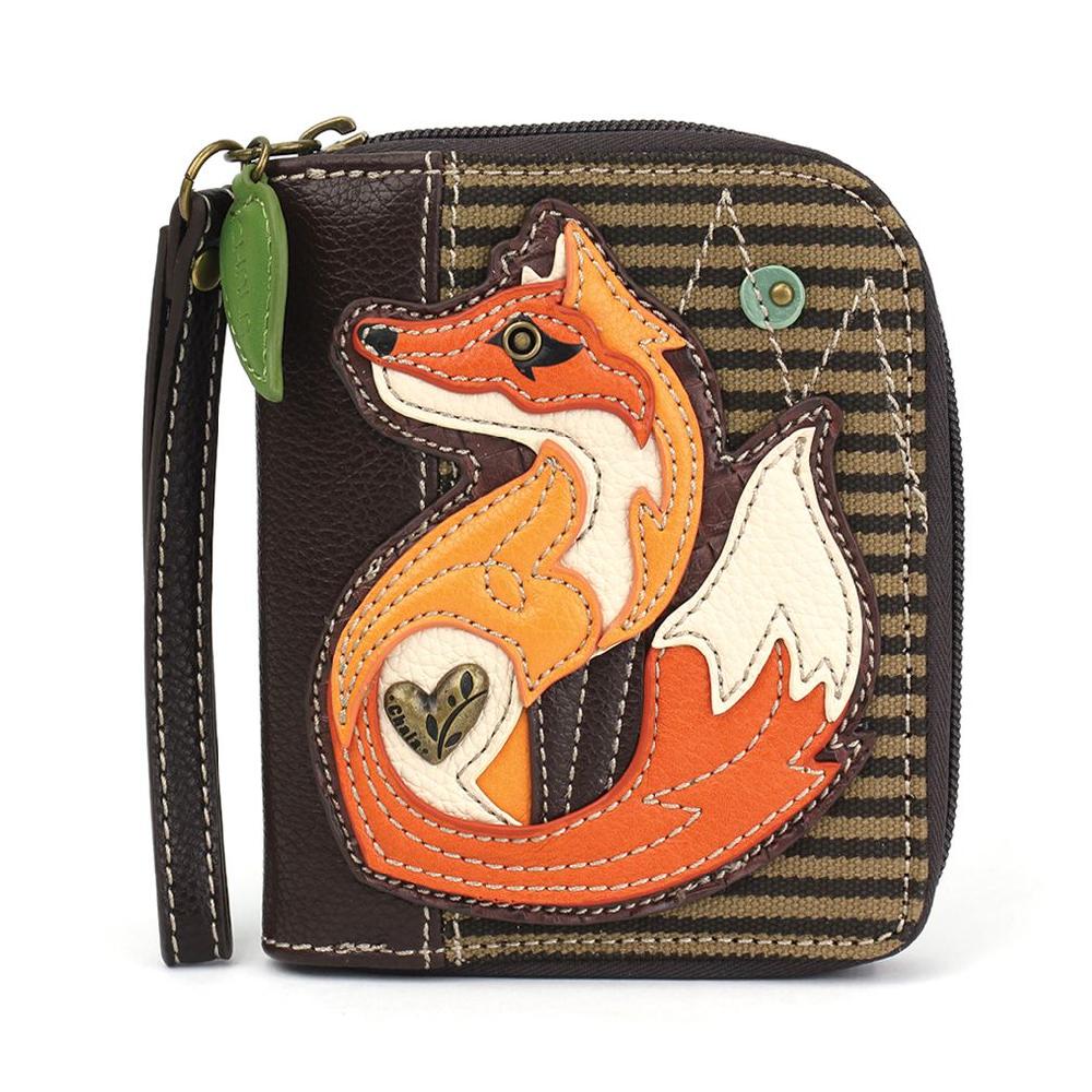 chala Zip Around Wallet - Fox A