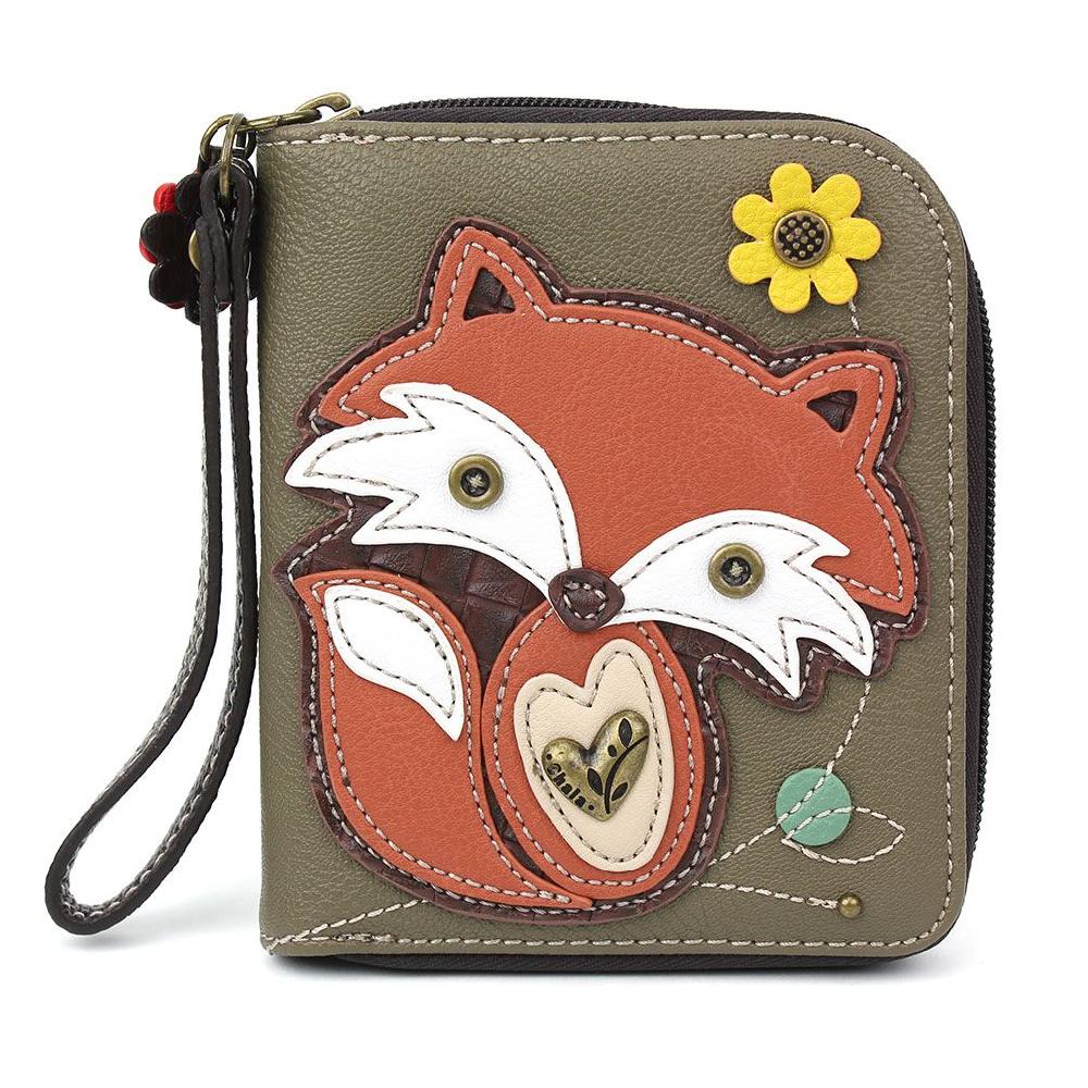 chala Zip Around Wallet - Fox