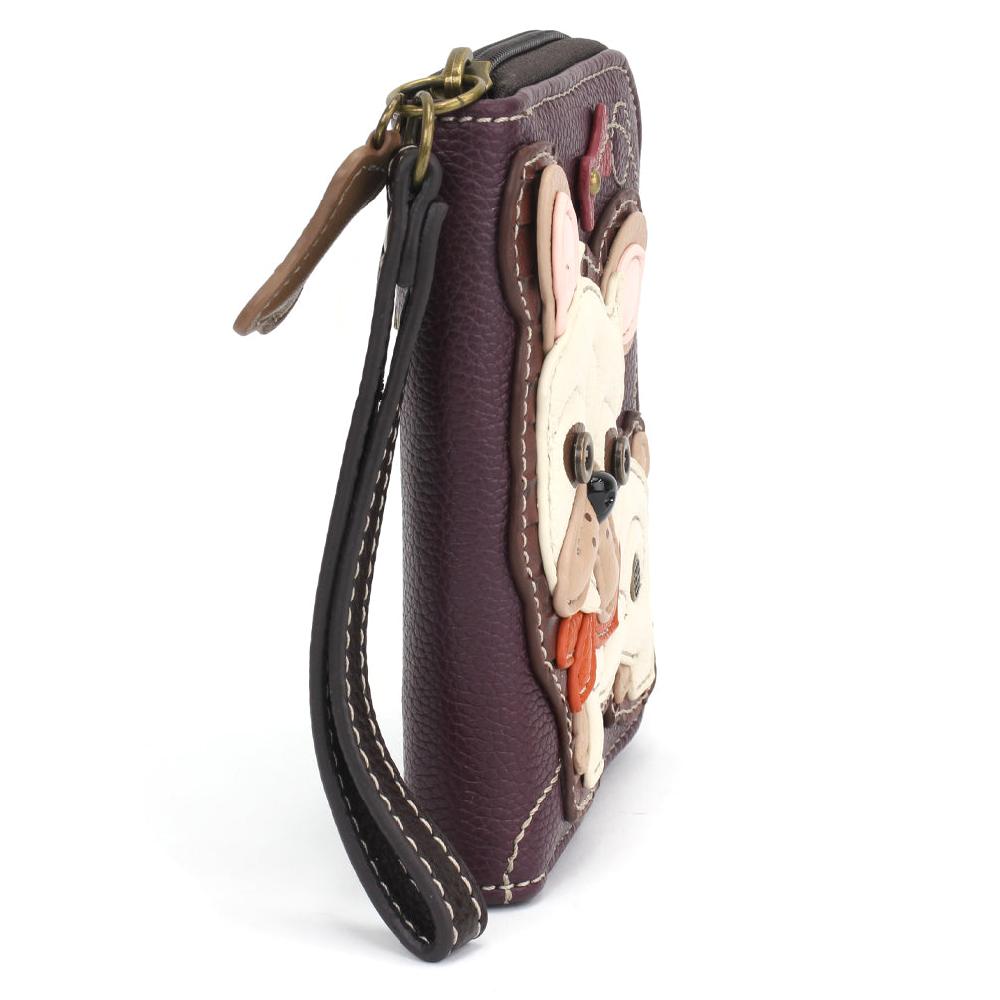 Chala Zip Around Wallet - French Bulldog