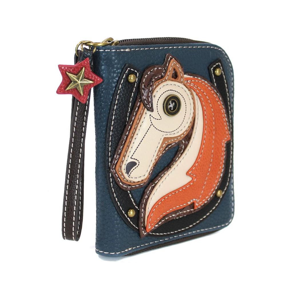 Chala Zip Around Wallet - Horse