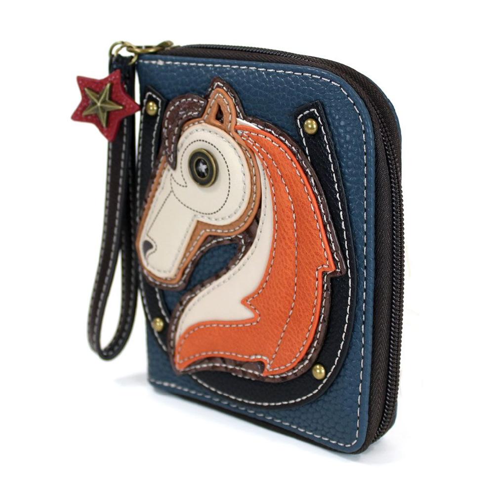 Chala Zip Around Wallet - Horse