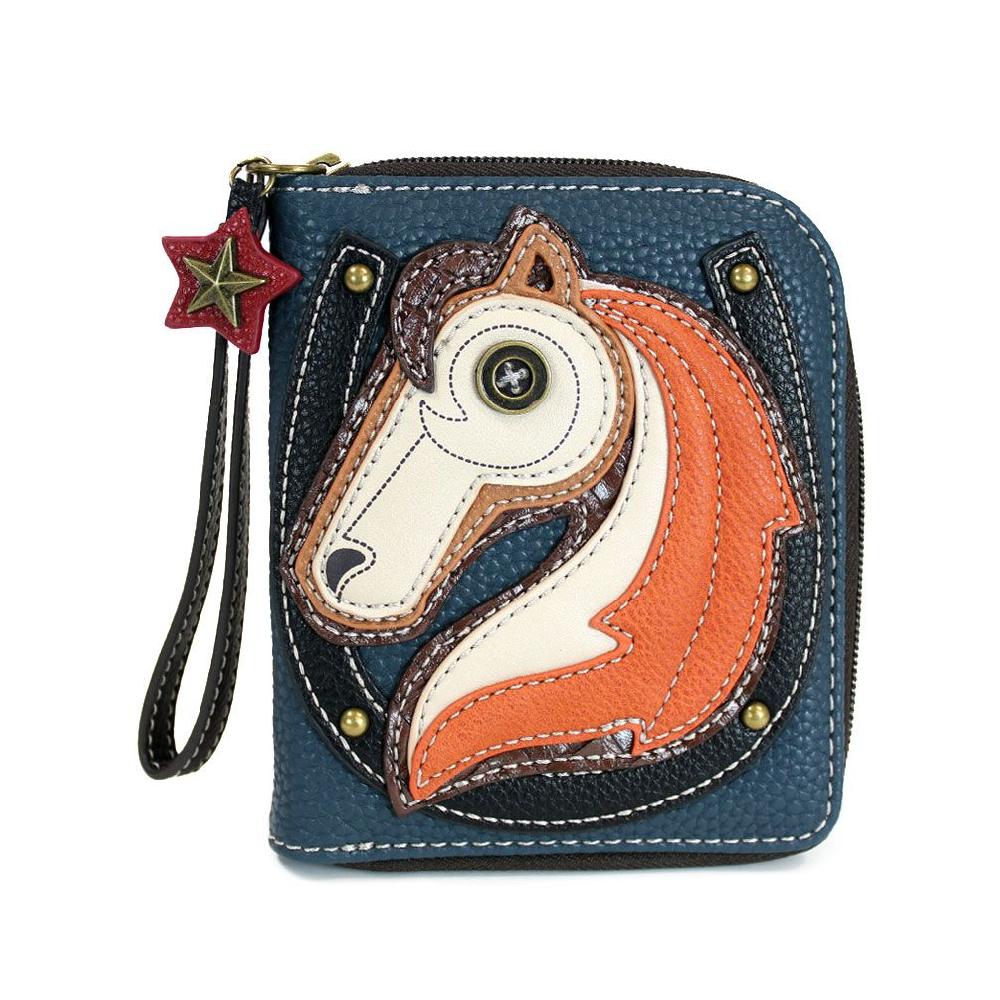 chala Zip Around Wallet - Horse