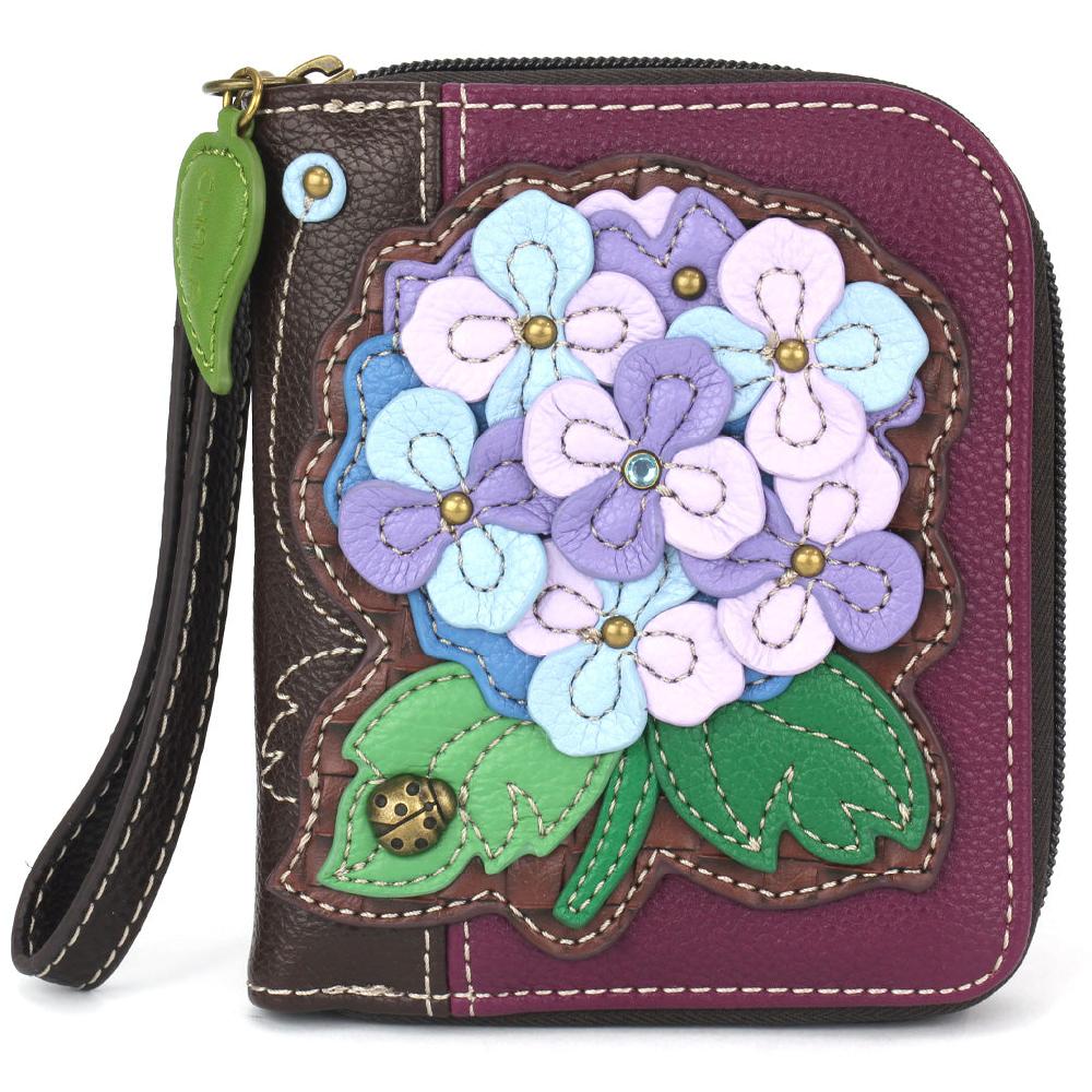 chala Zip Around Wallet - Hydrangea
