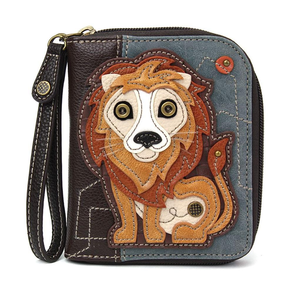chala Zip Around Wallet - Lion
