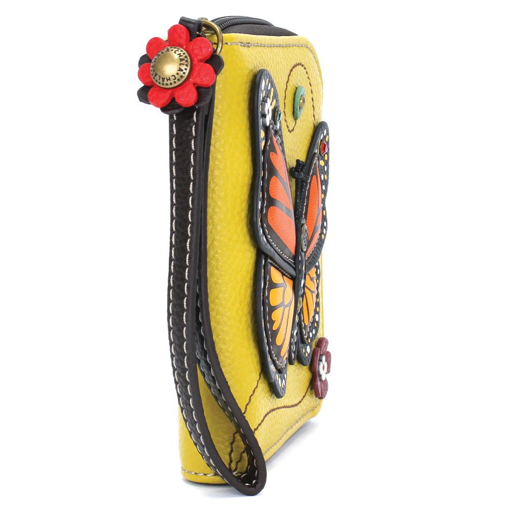Chala Zip Around Wallet - Monarch Butterfly