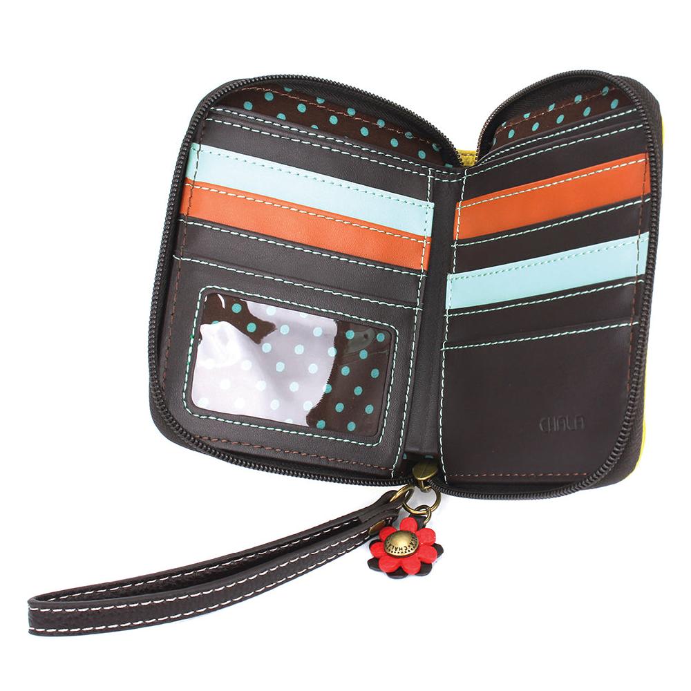 Chala Zip Around Wallet - Monarch Butterfly