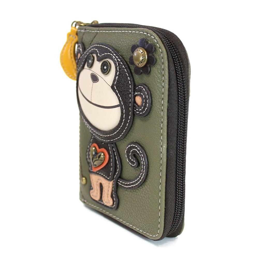 Chala Zip Around Wallet - Monkey