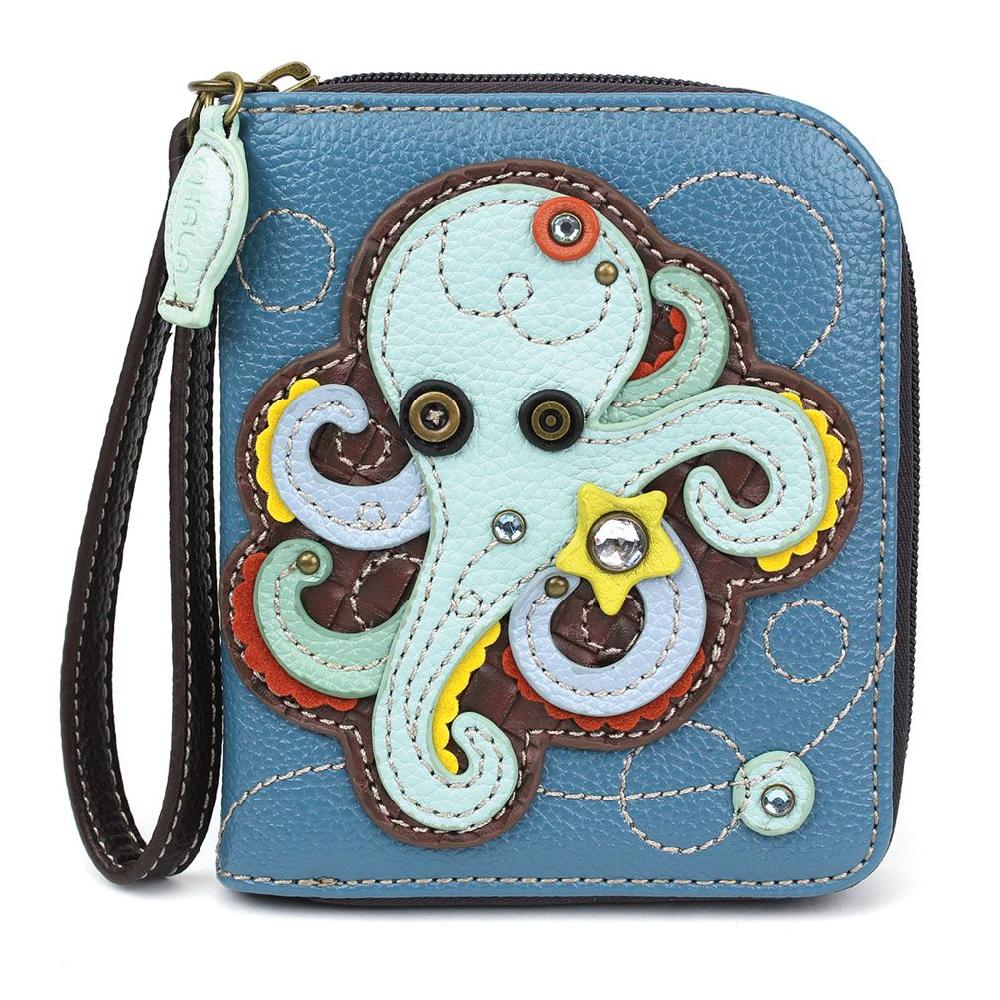 chala Zip Around Wallet - Octopus