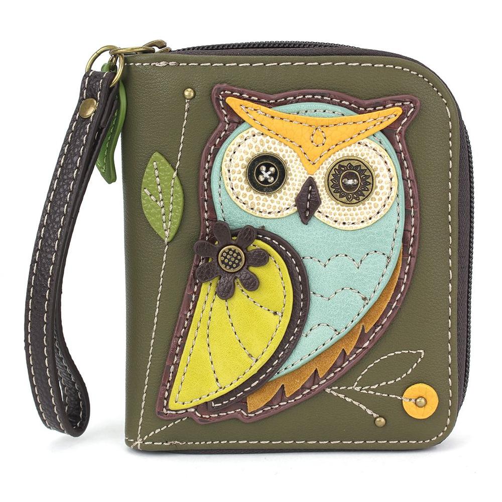 chala Zip Around Wallet - Owl A