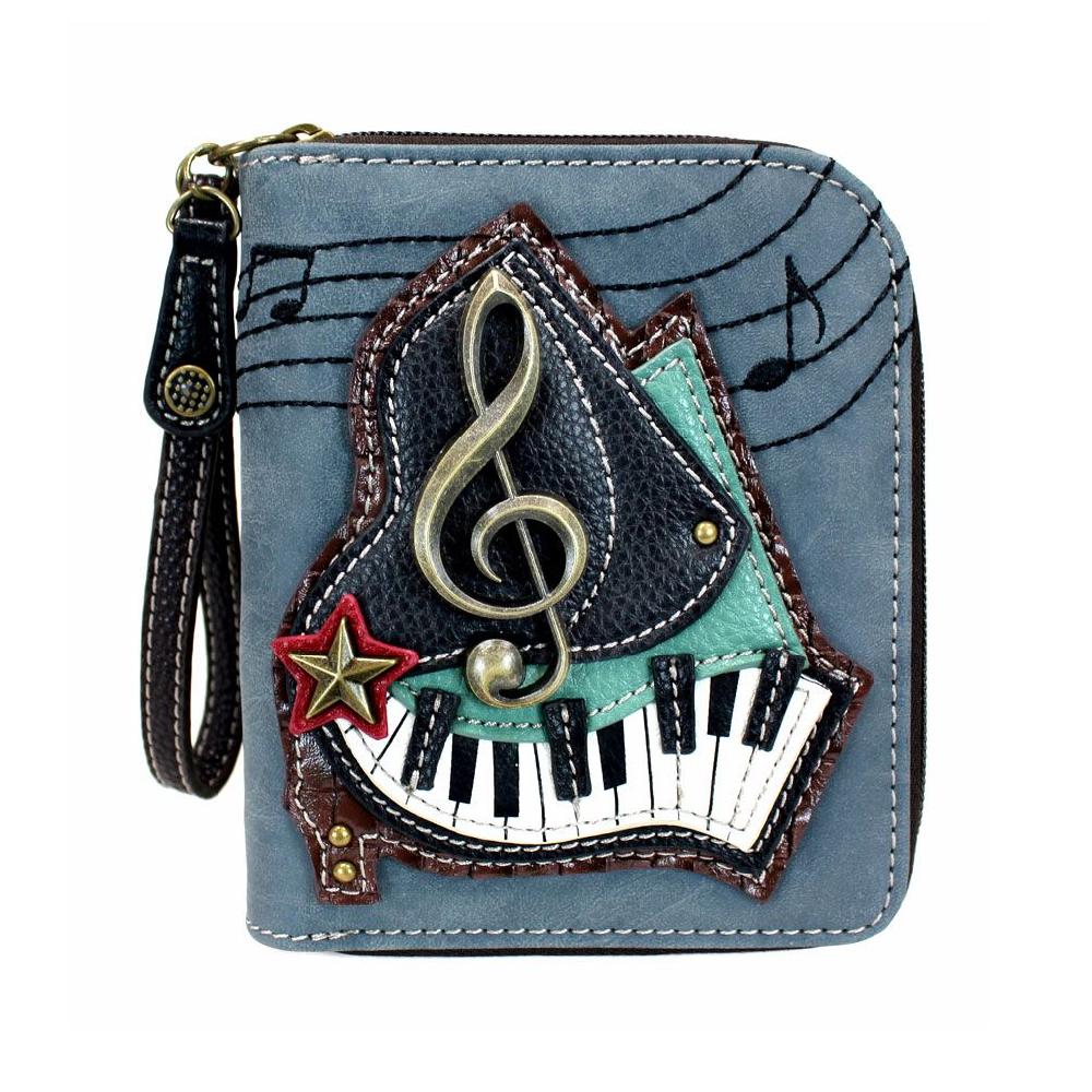 chala Zip Around Wallet - Piano