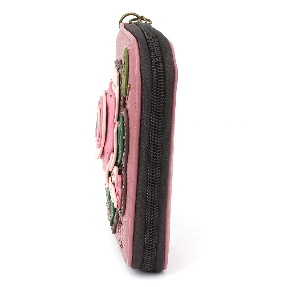 Chala Zip Around Wallet - Rose