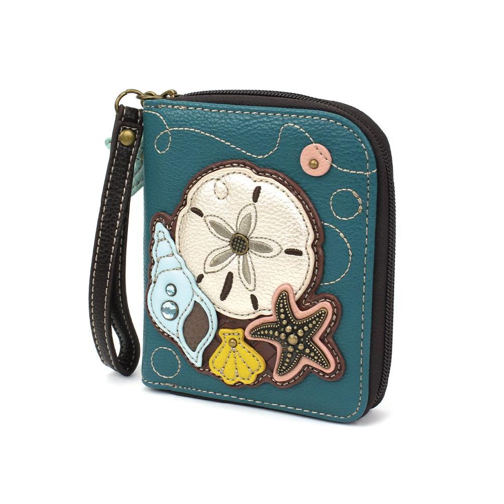 Chala Zip Around Wallet - Sand Dollar
