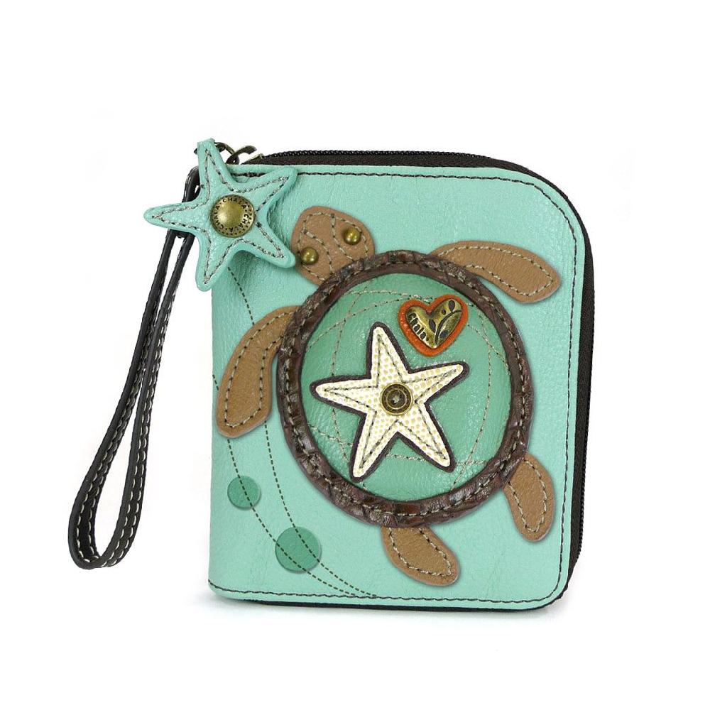 chala Zip Around Wallet - Sea Turtle