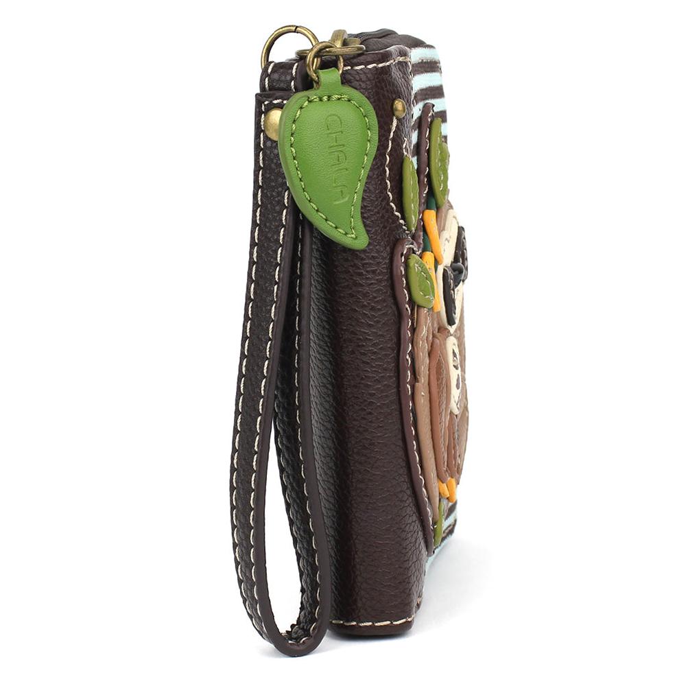 Chala Zip Around Wallet - Sloth Family