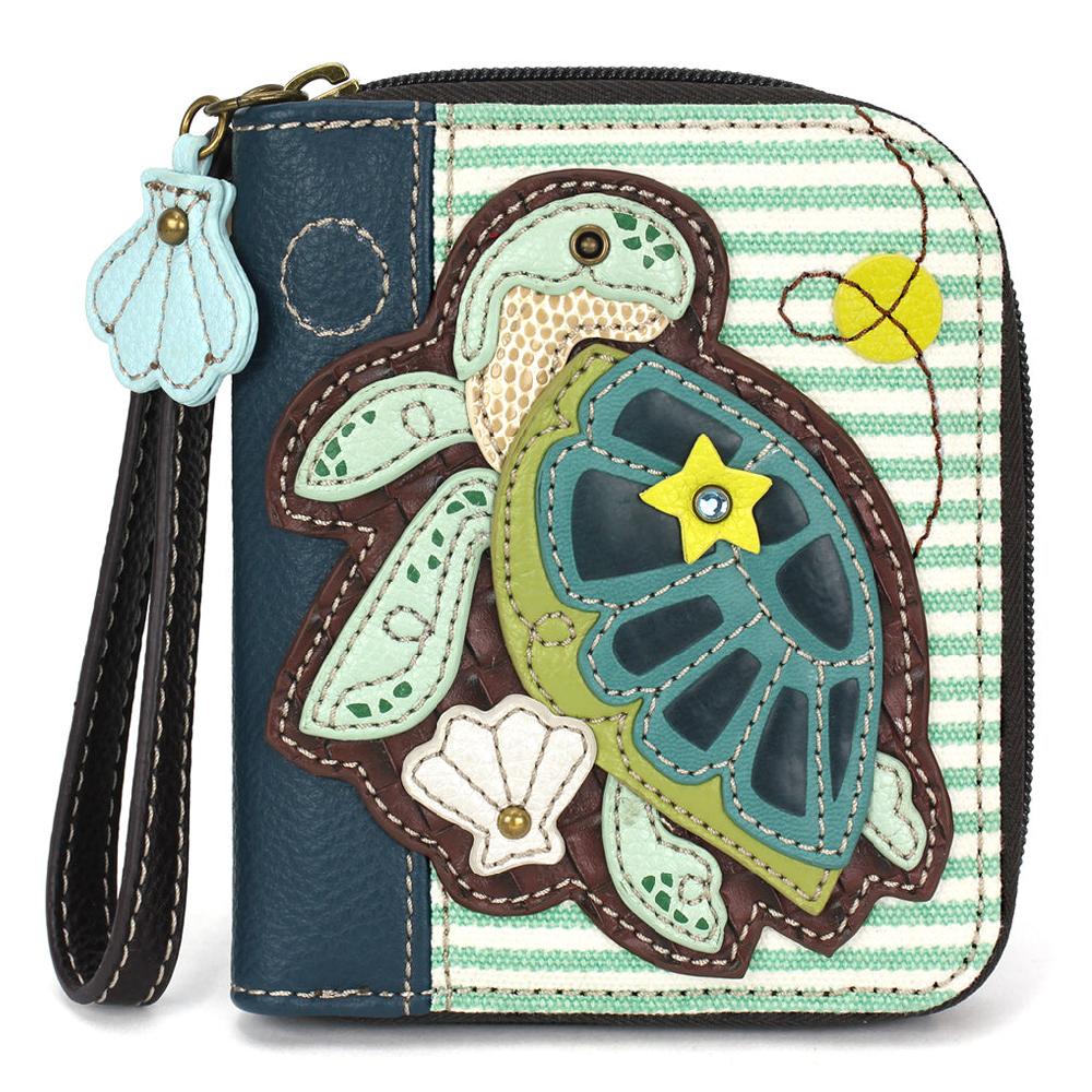chala Zip-Around Wallet - Turtle A