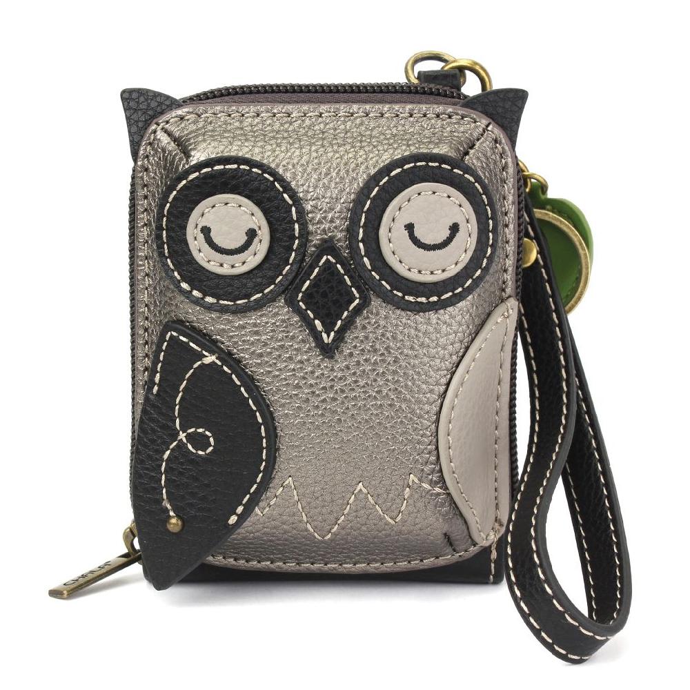 chala Cute-C - Credit Card Holder / Wallet Wristlet - Owl