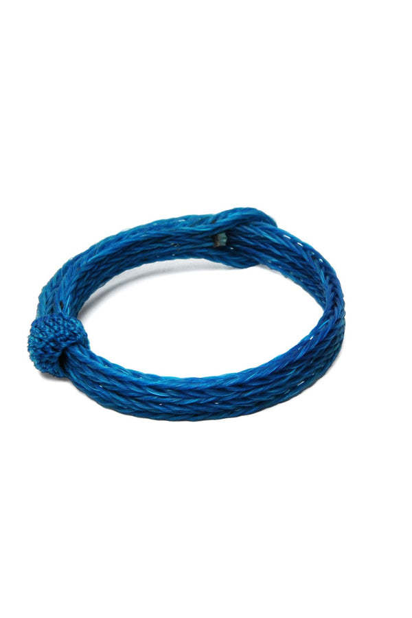 chamula Braided Horsehair Bracelet - Turq Horsehair Bracelet