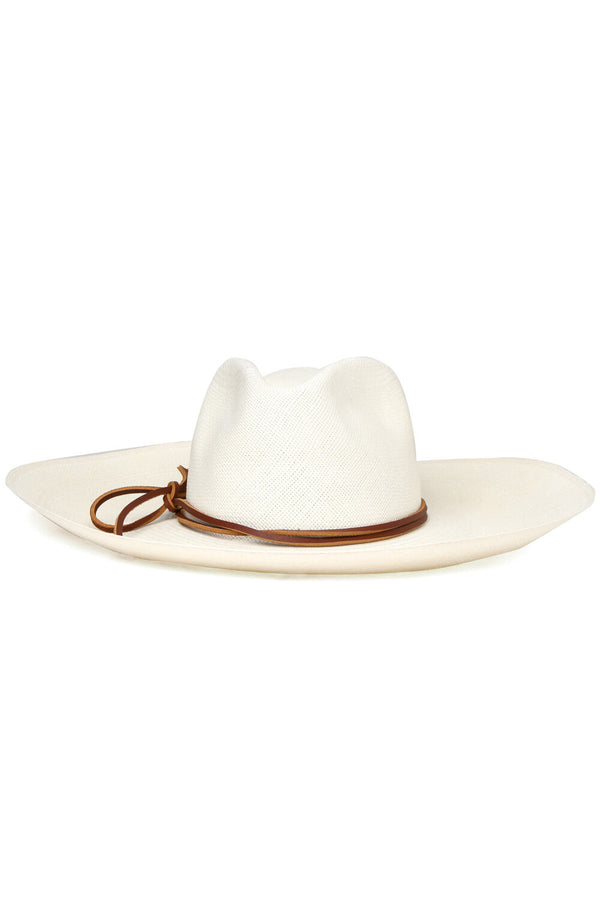 Chamula Brisa Forma Aguacate Ala Grande - Blanco Hats 58