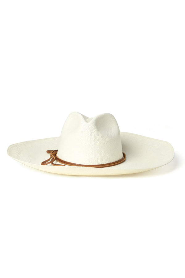 Chamula Brisa Forma Fedora Ala Grande - Blanco Hats 56