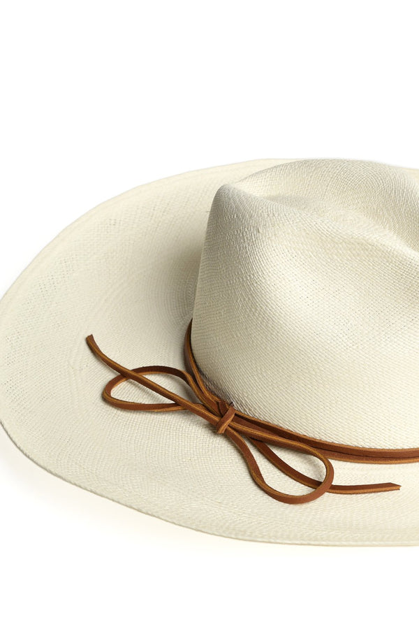 Chamula Brisa Forma Fedora Ala Grande - Blanco Hats 56
