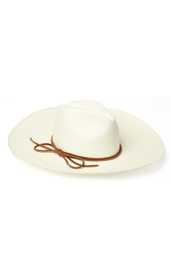 chamula Brisa Forma Fedora Ala Grande - Blanco Hats 56