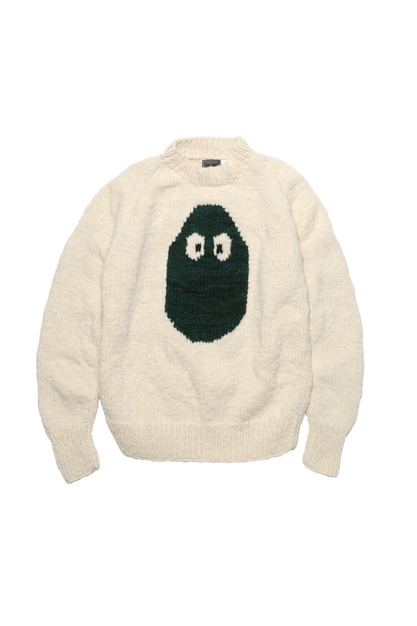 chamula Avocado Pullover - Ivory Sweater M