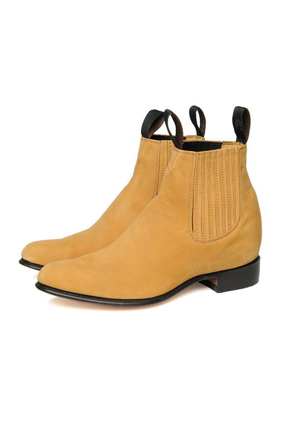 Chamula Botin Charro [Nubuck Leather] Boots Buck Oro