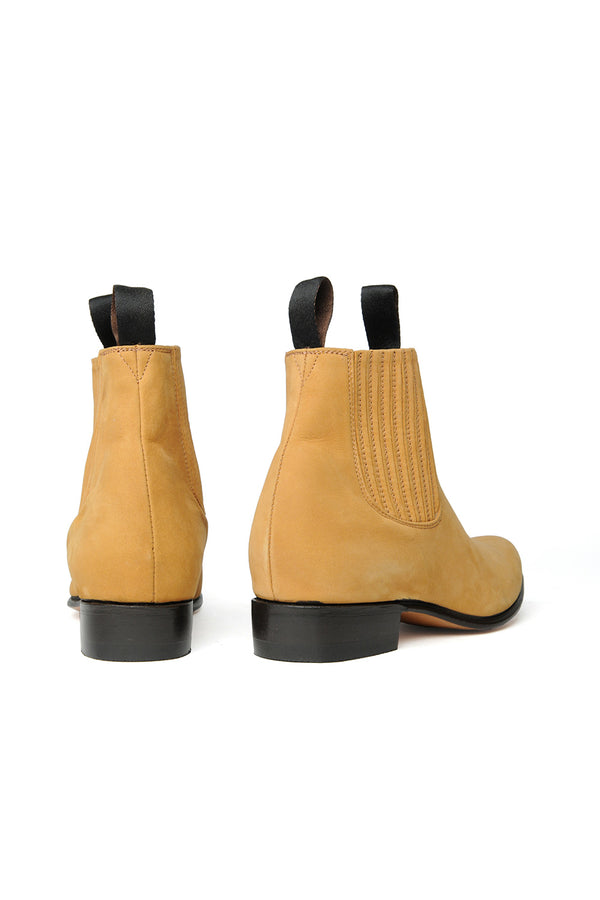 Chamula Botin Charro [Nubuck Leather] Boots Buck Oro