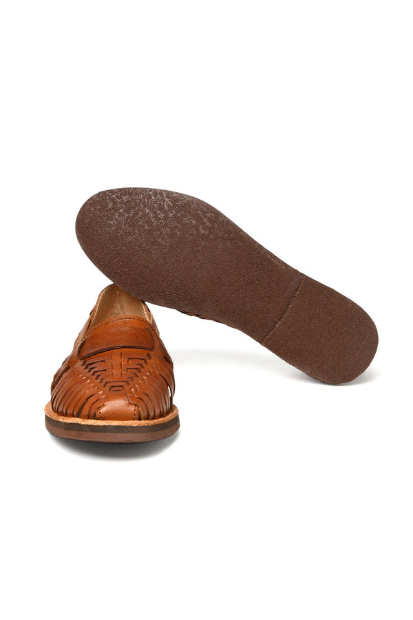 chamula Brasilia [Solid] Sandals Red Brown