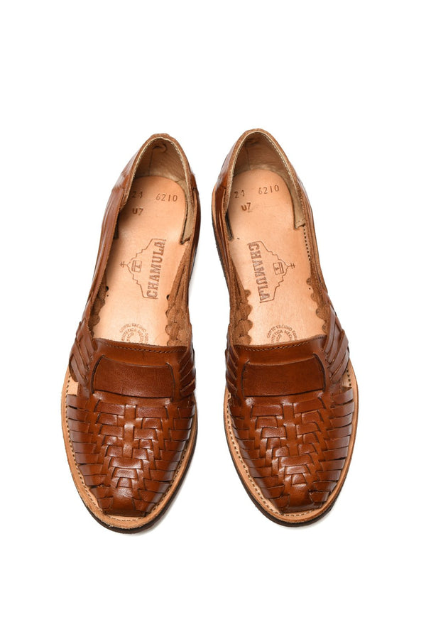 chamula Brasilia [Solid] Sandals Red Brown