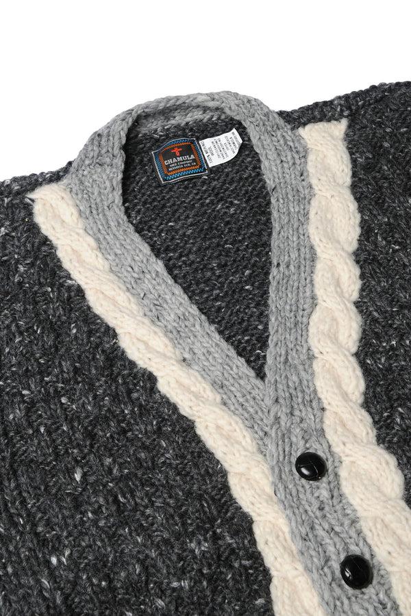 Chamula Campus Cardigan - Grey Sweater S