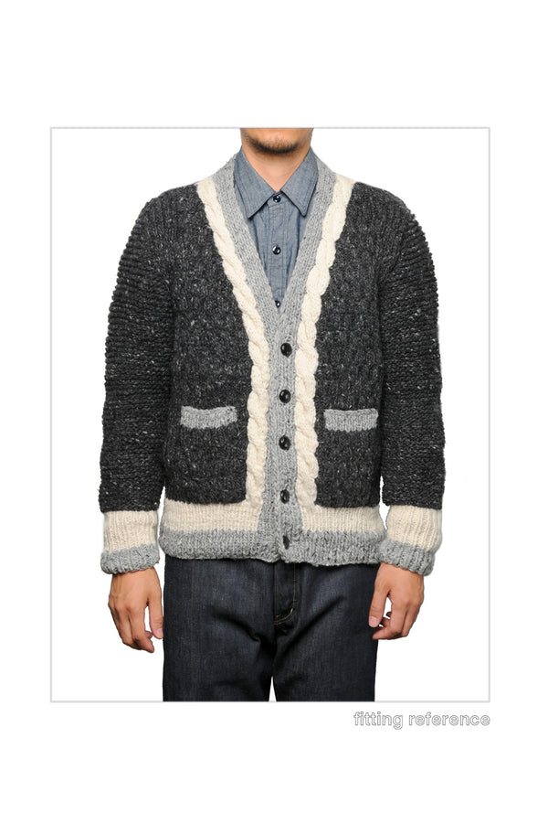 Chamula Campus Cardigan - Grey Sweater S