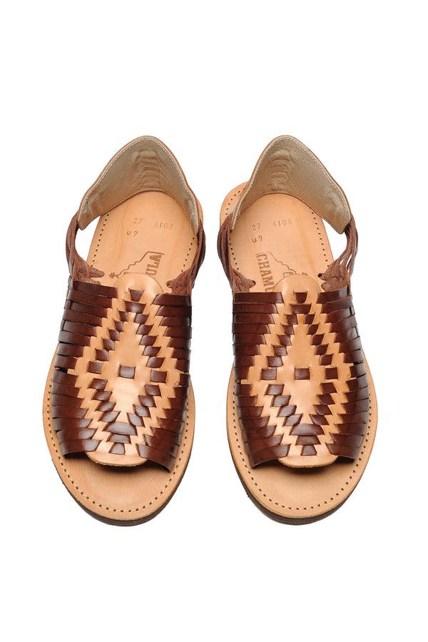 Chamula Chichen Sandals Tan 1 X Brown