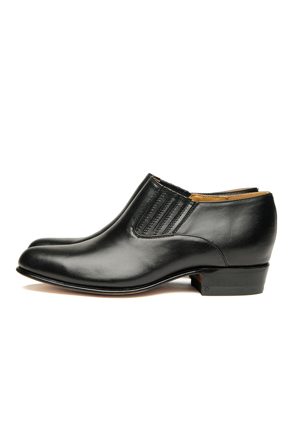 Chamula Choclo [Leather] Booties Negro