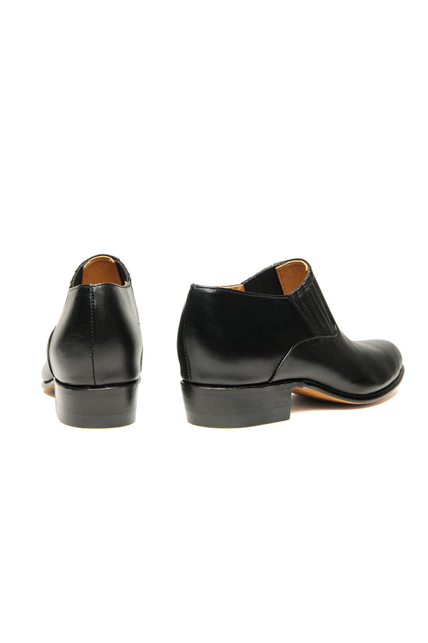 Chamula Choclo [Leather] Booties Negro